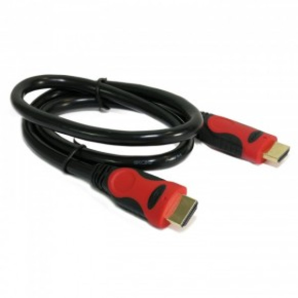 Extradigital HDMI to HDMI, 0.75m, v1.4b, 30 AWG, Gold, PVC, Hi-Speed